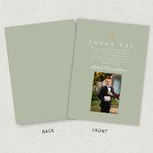 クロスエレガントボーイファースト聖餐式 サンキューカード