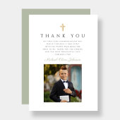 クロスエレガントボーイファースト聖餐式 サンキューカード