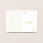 クロスエレガント悔やみや弔慰 箔カード (内部)