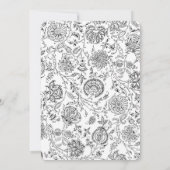 クロスエレガント《キリスト教》洗礼式や命名式招待状 招待状 (裏面)