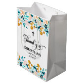 クロスエレガント・ブルー・バプテスマ ミディアムペーパーバッグ (裏面アングル)