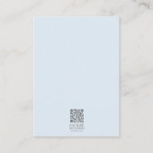 クロスオンウォーター濃い青ブックマークバイブル聖なる書物、 経典 アドバイスカード (裏面)