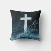 クロスオンウォーター聖なる書物、 経典 クッション (正面)