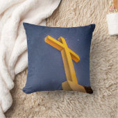 クロスオンペンサコーラビーチとミルキーウェイ クッション (ブランケット)