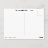 クロスオンペンサコーラビーチとミルキーウェイ ポストカード (裏面)