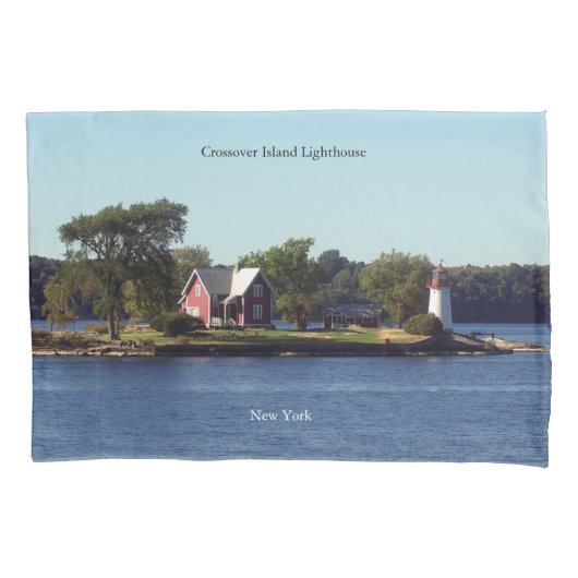 クロスオーバーアイランドライトハウスピローケース 枕カバー (正面)