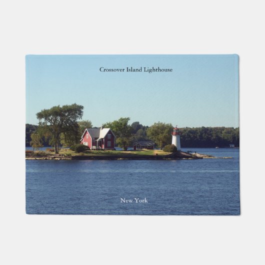 クロスオーバーアイランド灯台の書式 ドアマット (正面)