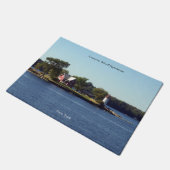 クロスオーバーアイランド灯台の書式 ドアマット (アングル)