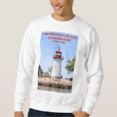クロスオーバー島ライトハウス、ニューヨークSweatshirt スウェットシャツ (正面)