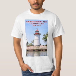 クロスオーバー島ライトハウス、ニューヨークTシャツ Tシャツ