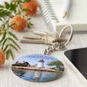 クロスオーバー・アイランド・ライトハウス、ニューヨーク・キーチェーン キーホルダー (側面)