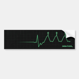 クロスオーバーEKG バンパーステッカー