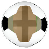 クロスカッサーボール（ブラウン） サッカーボール (回転)