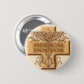 クロスカドゥセウスのドクターピン 缶バッジ (正面&裏面)