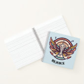 クロスカラフルガネルウィングスレジョイス ノートブック (内部)