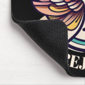 クロスカラフルガネルウィングスレジョイス マウスパッド (コーナー)