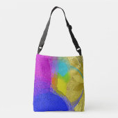 クロスカラフル体トートバッグの「テクスチャーミックス」 クロスボディバッグ (裏面)