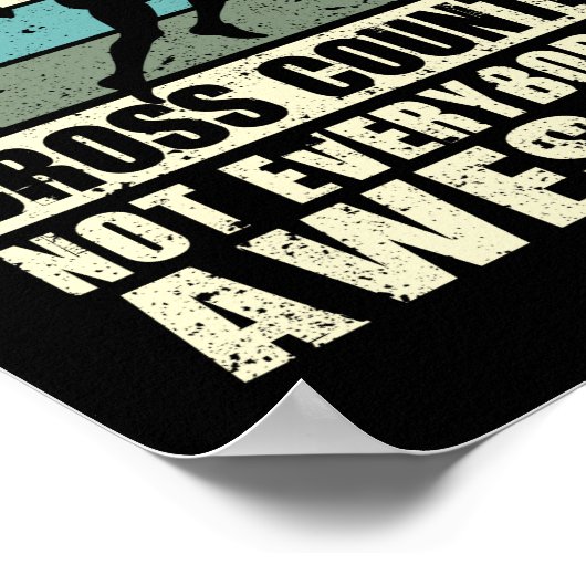 クロスカントリーもしが好きじゃなくても良い ポスター (角)