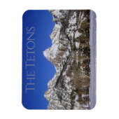 クロスカントリーウィンターイングランドテトン国立公園 マグネット (縦)