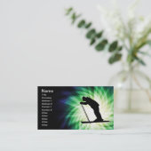 クロスカントリークールスノースキー 名刺 (スタンド正面)