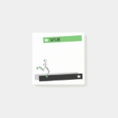 クロスカントリーグラスランナーパーソナライズされた ポストイット (正面)