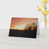 「クロスカントリーサンセット」共感カード カード (黄色い花)