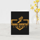 クロスカントリーシニアナイト2025年卒業 カード (黄色い花)