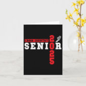 クロスカントリーシニアナイト2025年卒業 カード (黄色い花)