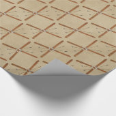 クロスカントリースキーオンオールド紙 ラッピングペーパー (角)