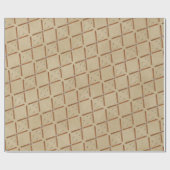 クロスカントリースキーオンオールド紙 ラッピングペーパー (フラット)