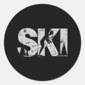 クロスカントリースキースキクールー北欧スキーヤーレディース ラウンドシール (正面)