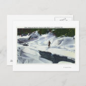 クロスカントリースキーヤーズバイマウンテンブルック ポストカード (正面/裏面)