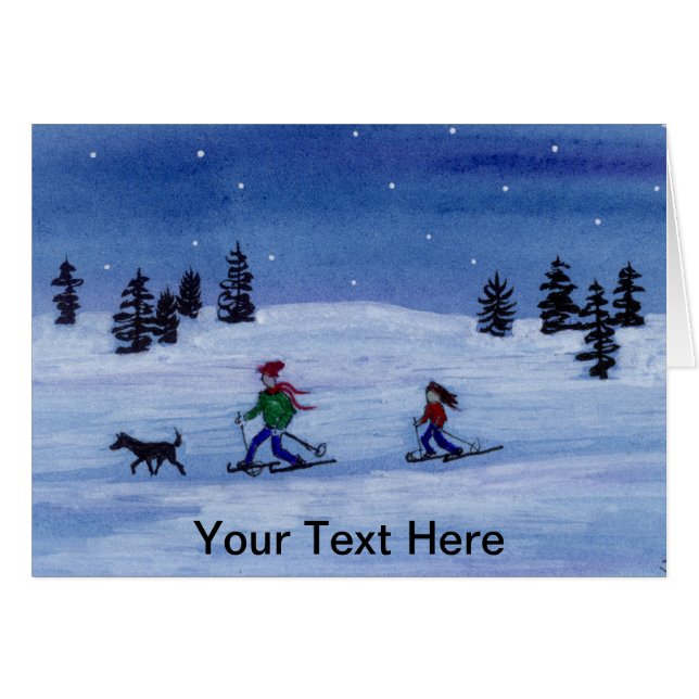 クロスカントリースキー (正面横)