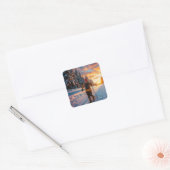 クロスカントリースキー スクエアシール (封筒)