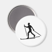 クロスカントリースキー マグネット (正面/裏面)