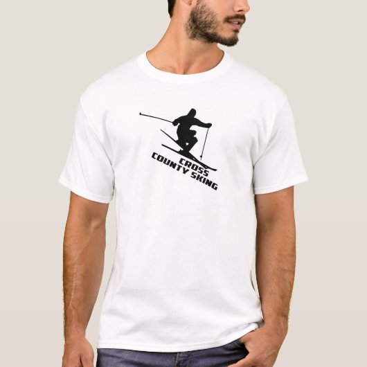 クロスカントリースキー Tシャツ (正面)