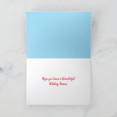 クロスカントリースノーフレークスホリデーランナー©カード シーズンカード (内部)