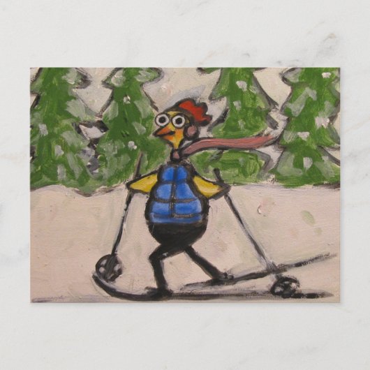 クロスカントリーチキン ポストカード (正面)