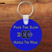 クロスカントリーデザイン キーホルダー (正面)