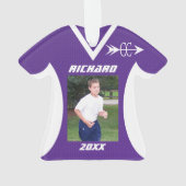 クロスカントリーパープルスポーツジャージの写真 オーナメント (裏面)