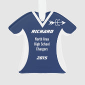 クロスカントリーブルースポーツジャージー オーナメント (裏面)