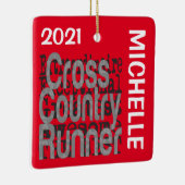 クロスカントリーランナーエクストラノーネアカスタム セラミックオーナメント (右)