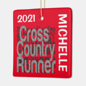 クロスカントリーランナーエクストラノーネアカスタム セラミックオーナメント (左)