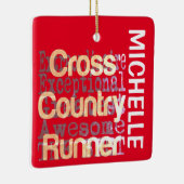 クロスカントリーランナーエクストラノーネアカスタム セラミックオーナメント (右)