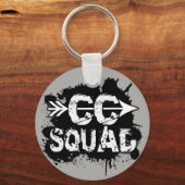 クロスカントリーランナースクワッドキーチェーン キーホルダー (正面)