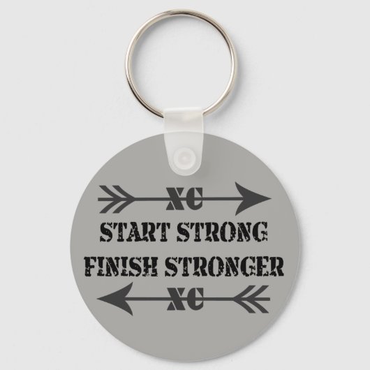 クロスカントリーランナーストロングキーチェーン キーホルダー (正面)