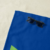 クロスカントリーランナーズオンヒル©ビーチタオル ビーチタオル (インサイチュ)