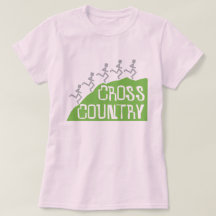 クロスカントリーランナーズオンヒル© Tシャツ