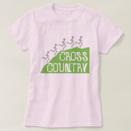 クロスカントリーランナーズオンヒル© Tシャツ