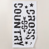 クロスカントリーランナービーチタオル ビーチタオル (正面)